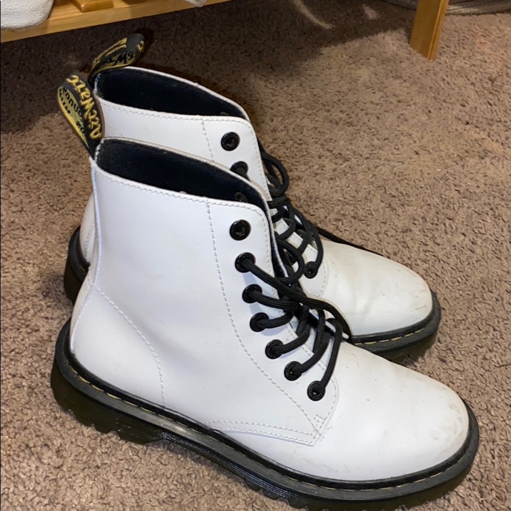 White doc martins